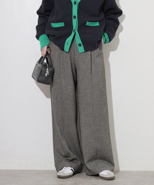 JOURNAL STANDARD relume(ジャーナルスタンダード レリューム)の「《追加》2WAYストレッチワイドパンツ(スラックス・レディース・ブラック/ブラウン/ブラック系その他・38/36)」の20枚目の写真