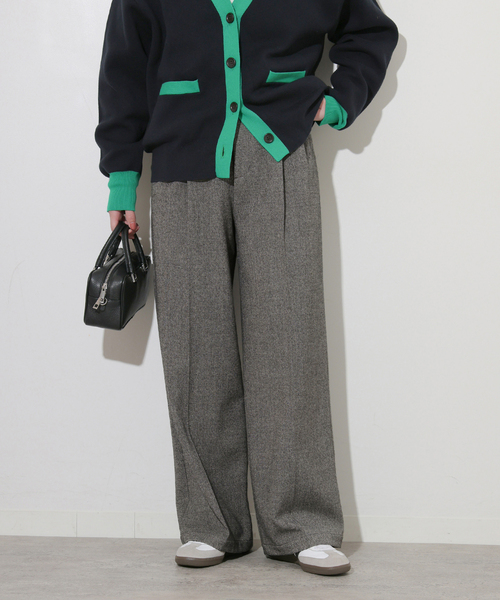 JOURNAL STANDARD relume(ジャーナルスタンダード レリューム)の「《追加》2WAYストレッチワイドパンツ(スラックス・レディース・ブラック/ブラウン/ブラック系その他・38/36)」の21枚目の写真