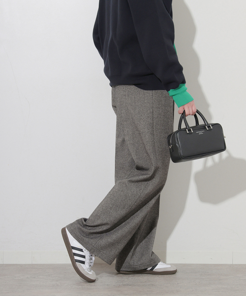 JOURNAL STANDARD relume(ジャーナルスタンダード レリューム)の「《追加》2WAYストレッチワイドパンツ(スラックス・レディース・ブラック/ブラウン/ブラック系その他・38/36)」の22枚目の写真