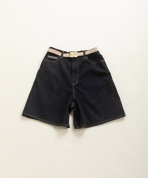 Dot＆Stripes CHILD WOMAN（ドットアンドストライプス　チャイルドウーマン）の「レトロバックル ピンドットゴムベルト（ベルト・レディース・アイボリー/ブラウン/ブラック・FREE）」の16枚目の写真