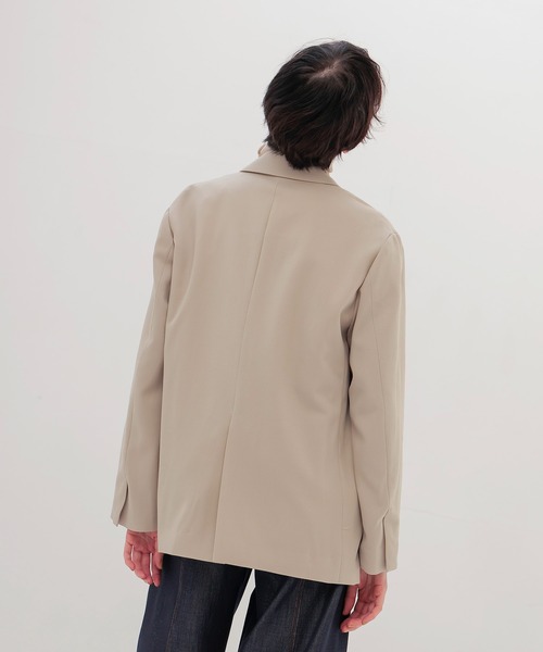 DRESSLAVE（ドレスレイブ）の「twill tailored jacket(ツイルテーラードジャケット)（テーラードジャケット・レディース・ベージュ/グレー・38）」の4枚目の写真