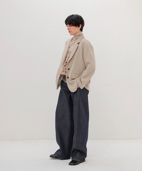 DRESSLAVE（ドレスレイブ）の「twill tailored jacket(ツイルテーラードジャケット)（テーラードジャケット・レディース・ベージュ/グレー・38）」の10枚目の写真
