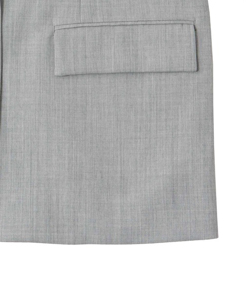 DRESSLAVE（ドレスレイブ）の「twill tailored jacket(ツイルテーラードジャケット)（テーラードジャケット・レディース・ベージュ/グレー・38）」の14枚目の写真