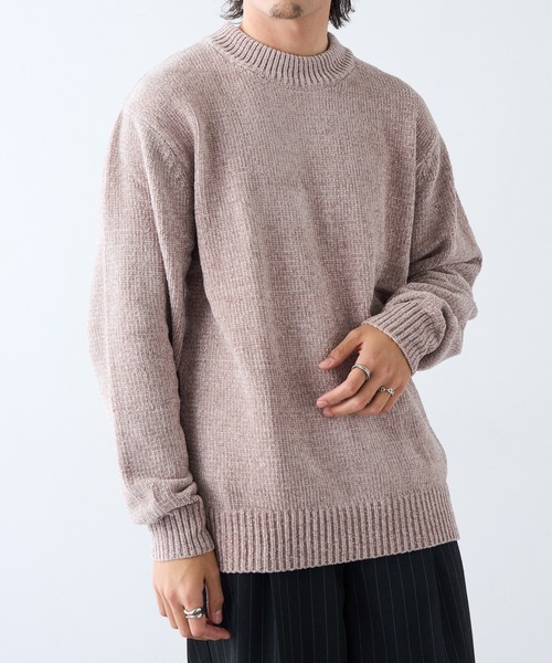 HAUS（ハウス）の「【HAUS】クルーネックニット 5411-801（ニット/セーター・メンズ・ブラック/オフホワイト/ブラウン/グレー/チャコールグレー/グレイッシュベージュ・M/L/LL）」の10枚目の写真