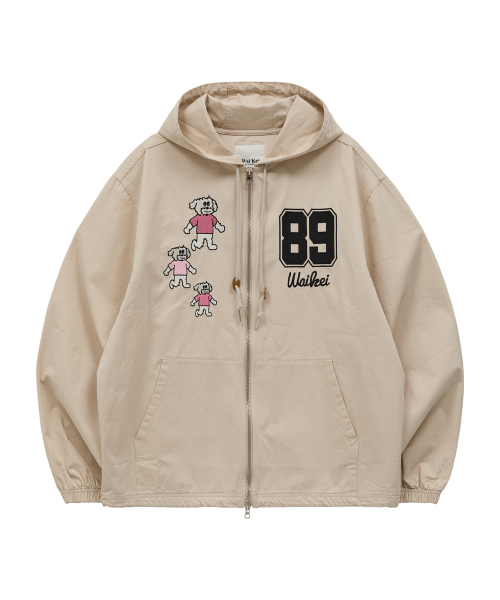 WaiKei(ワイケイ)の「マルチーズ刺繍フードジャケットアイボリー(パーカー・レディース・その他・1/2)」の6枚目の写真