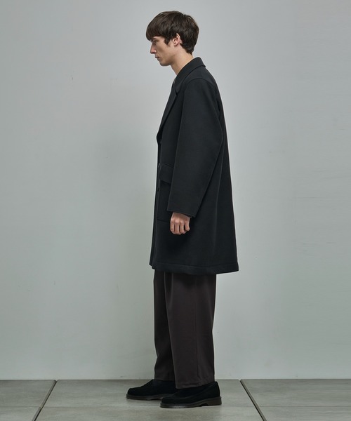 ATON / エイトン】SUPER 160S DOUBLE SAXONY SEMI DOUBLE COAT