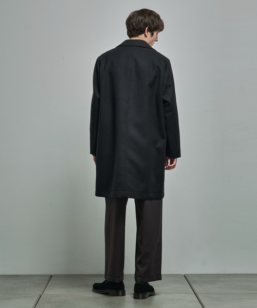 aton/エイトンsuper160 double saxony セミダブルコート ATON (エイトン) SUPER 160S DOUBLE SAXONY セミダブル コート（その他