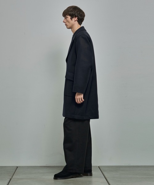 ATON / エイトン】SUPER 160S DOUBLE SAXONY SEMI DOUBLE COAT
