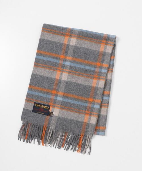 TWEED MILL（ツイードミル）の「TWEED MILL　70-190 Lambswool Knee Rug（マフラー・メンズ・ブラック/ブルー/チャコールグレー/グレー/グレー系その他/イエロー系その他/ブラウン/グリーン系その他/ブルー系その他/パープル・ONE）」の5枚目の写真
