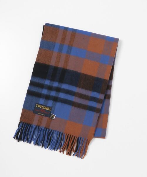 TWEED MILL（ツイードミル）の「TWEED MILL　70-190 Lambswool Knee Rug（マフラー・メンズ・ブラック/ブルー/チャコールグレー/グレー/グレー系その他/イエロー系その他/ブラウン/グリーン系その他/ブルー系その他/パープル・ONE）」の9枚目の写真