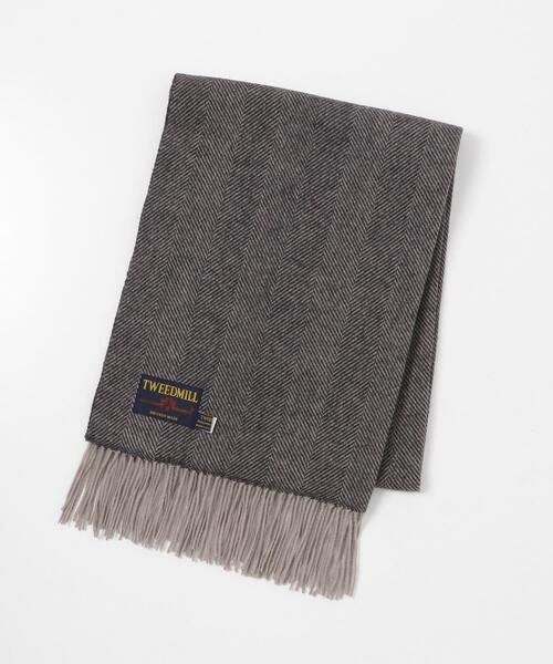 TWEED MILL（ツイードミル）の「TWEED MILL　70-190 Lambswool Knee Rug（マフラー・メンズ・ブラック/ブルー/チャコールグレー/グレー/グレー系その他/イエロー系その他/ブラウン/グリーン系その他/ブルー系その他/パープル・ONE）」の3枚目の写真