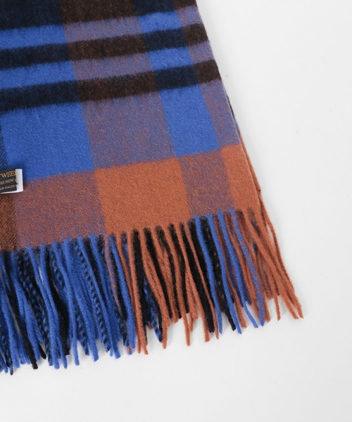 TWEED MILL（ツイードミル）の「TWEED MILL　70-190 Lambswool Knee Rug（マフラー・メンズ・ブラック/ブルー/チャコールグレー/グレー/グレー系その他/イエロー系その他/ブラウン/グリーン系その他/ブルー系その他/パープル・ONE）」の17枚目の写真