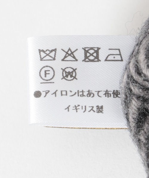 TWEED MILL（ツイードミル）の「TWEED MILL　70-190 Lambswool Knee Rug（マフラー・メンズ・ブラック/ブルー/チャコールグレー/グレー/グレー系その他/イエロー系その他/ブラウン/グリーン系その他/ブルー系その他/パープル・ONE）」の13枚目の写真