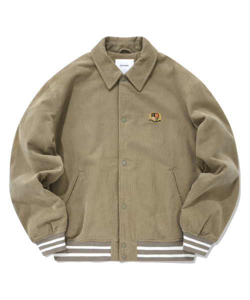 COVERNAT(カバーナット)の「プレッピーコーデュロイバスティジャケットベージュ(スタジャン・レディース・その他・X-LARGE/MEDIUM/SMALL)」の1枚目の写真