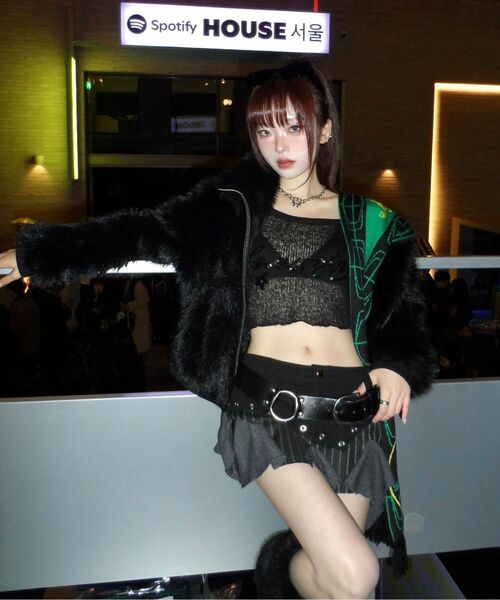 CHERRYQUIRI(チェリーキュリー)の「eyelet unbal ruffle sk - black(スカート・レディース・その他・SMALL/MEDIUM)」の9枚目の写真