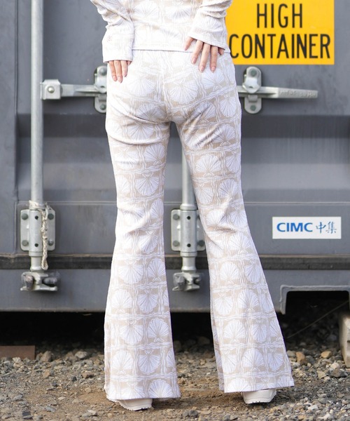 BILLABONG(ビラボン)の「BILLABONG/ビラボン FLARE RIB LEGGING PANTS ロンパン BG013704(その他パンツ・レディース・ブラック/ケリーグリーン/ブラック系その他/ホワイト・M)」の6枚目の写真
