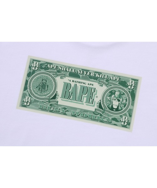 A BATHING APE（アベイシングエイプ）の「BAPE BANKNOTE TEE（Tシャツ/カットソー・メンズ・グレー/ブラック/ホワイト・XX-LARGE/LARGE/SMALL/MEDIUM/X-LARGE/XXX-LARGE）」の10枚目の写真