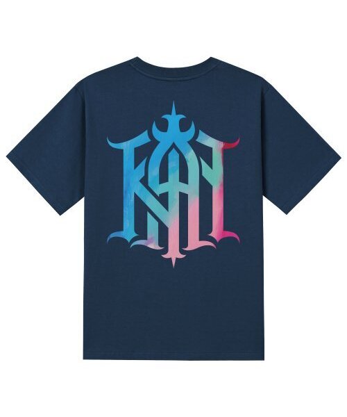 KAN6312(カン6312)の「KTN0050 アートカン 半袖Tシャツ - ネイビー(Tシャツ/カットソー・メンズ・その他・LARGE/MEDIUM/SMALL/X-LARGE)」の1枚目の写真