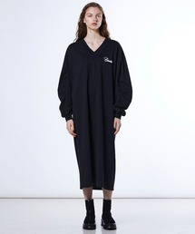 もあちゃん様　新品未使用　ダブスタワンピ　ブラック ストレッチタフタ ボックスタックワンピース｜トゥモローランド 公式通販