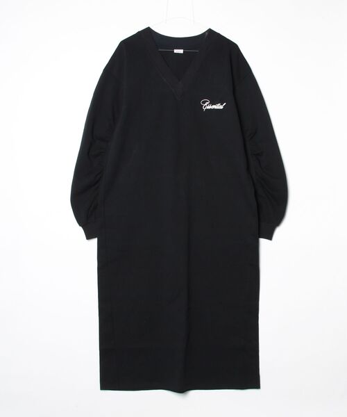DOUBLE STANDARD CLOTHING(ダブルスタンダードクロージング)の「コットン天竺 ギャザーワンピース(ワンピース・レディース・ベージュ/ブラック・38/36)」の18枚目の写真