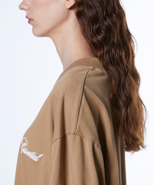 DOUBLE STANDARD CLOTHING(ダブルスタンダードクロージング)の「コットン天竺 ギャザーワンピース(ワンピース・レディース・ベージュ/ブラック・38/36)」の9枚目の写真