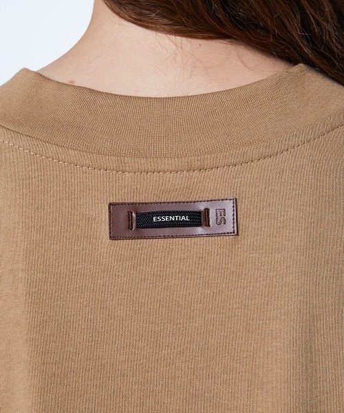 DOUBLE STANDARD CLOTHING(ダブルスタンダードクロージング)の「コットン天竺 ギャザーワンピース(ワンピース・レディース・ベージュ/ブラック・38/36)」の11枚目の写真