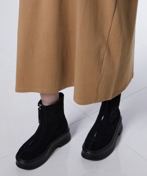 DOUBLE STANDARD CLOTHING(ダブルスタンダードクロージング)の「コットン天竺 ギャザーワンピース(ワンピース・レディース・ベージュ/ブラック・38/36)」の13枚目の写真