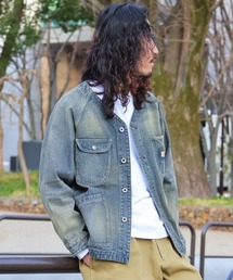 KRIFF MAYER（クリフメイヤー）の「ノーカラーデニムカバーオール（カバーオール）」