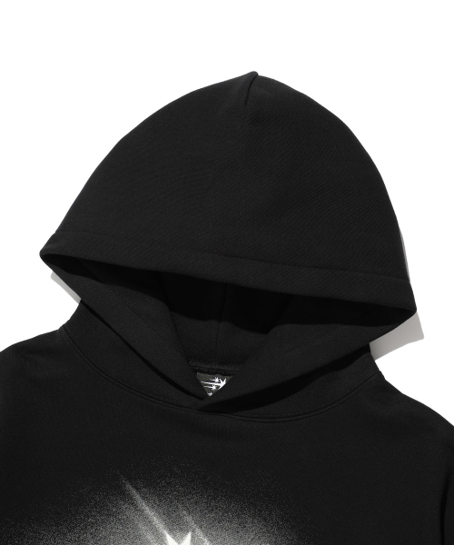 NICE GHOST CLUB(ナイスゴーストクラブ)の「MOVING SYMBOL HOODIE_BLACK(NG2EFUM416A)(パーカー・レディース・ブラック・SMALL/MEDIUM/LARGE)」の3枚目の写真