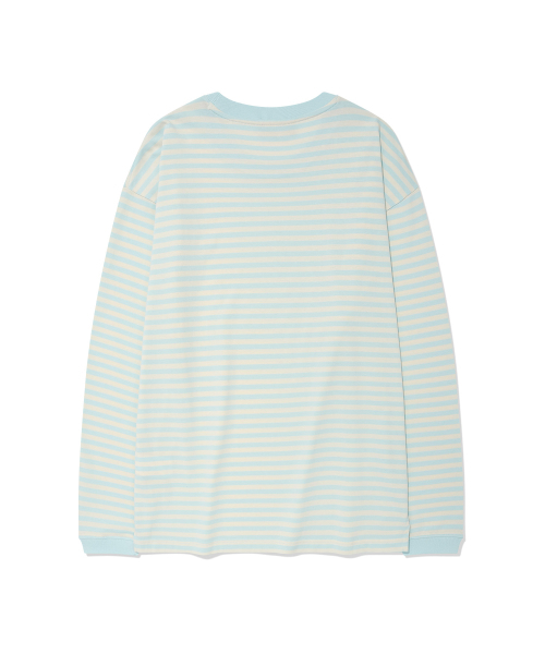 COVERNAT(カバーナット)の「ベーシックストライプロングスリーブスカイブルー(Tシャツ/カットソー・レディース・その他・SMALL/MEDIUM/LARGE/X-LARGE)」の3枚目の写真