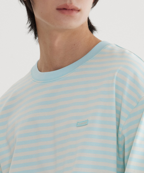 COVERNAT(カバーナット)の「ベーシックストライプロングスリーブスカイブルー(Tシャツ/カットソー・レディース・その他・SMALL/MEDIUM/LARGE/X-LARGE)」の7枚目の写真