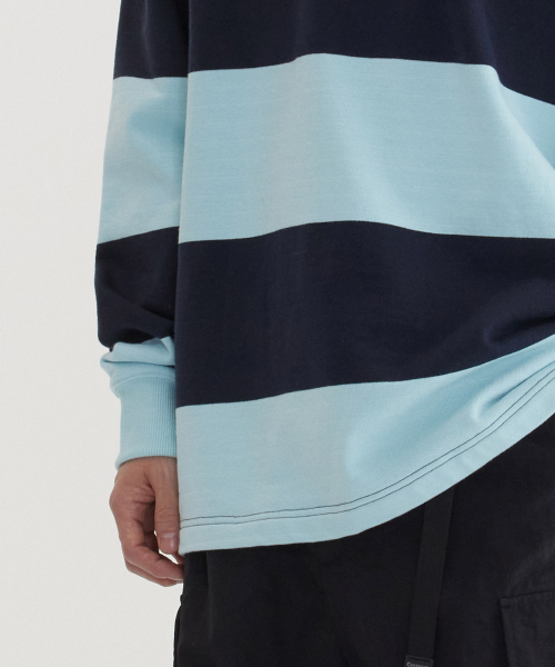 COVERNAT(カバーナット)の「アセンティックラグビー スウェット Sky Blue(スウェット・レディース・その他・X-LARGE/XX-LARGE/X-SMALL/SMALL/MEDIUM/LARGE)」の8枚目の写真
