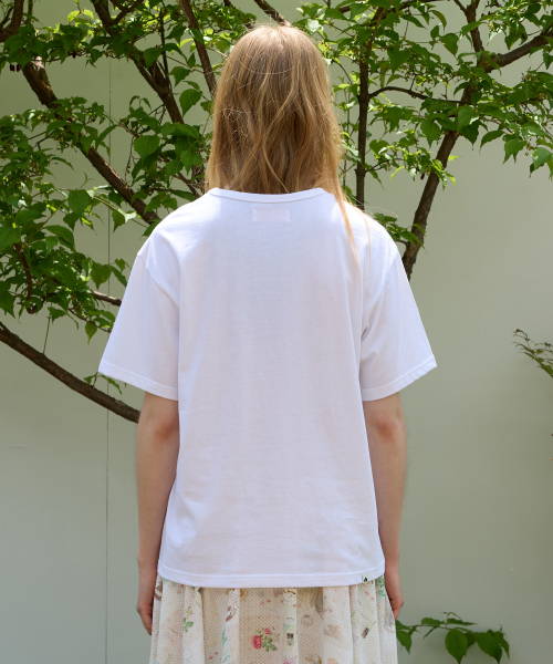 FUN FROM FUN(ファンフロムファン)の「Fairy verbena tee, White(Tシャツ/カットソー・レディース・ホワイト・FREE)」の3枚目の写真