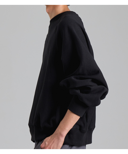 BUTTON SEOUL(ボタンソウル)の「クラシックVステッチクロップナグランマンツーマン(ブラック)(スウェット・メンズ・その他・X-LARGE/MEDIUM/LARGE)」の6枚目の写真