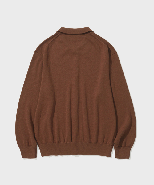 SHIRTER(シャーター)の「COTTON CASHMERE CARDIGAN (BRICK)(カーディガン/ボレロ・メンズ・その他・SMALL/MEDIUM/LARGE)」の2枚目の写真