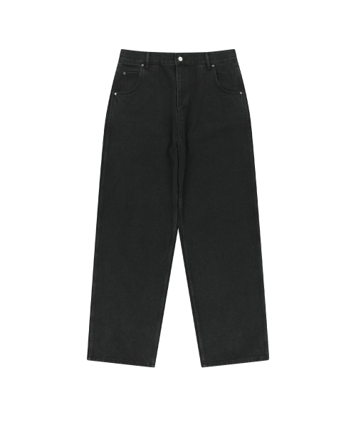 ENDOOR(エンドア)の「Volume denim pants (black)(その他パンツ・メンズ・ブラック・1/2/3)」の1枚目の写真