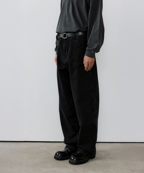 ENDOOR(エンドア)の「Volume denim pants (black)(その他パンツ・メンズ・ブラック・1/2/3)」の22枚目の写真