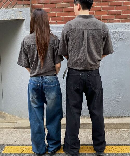 ENDOOR(エンドア)の「Volume denim pants (black)(その他パンツ・メンズ・ブラック・1/2/3)」の14枚目の写真