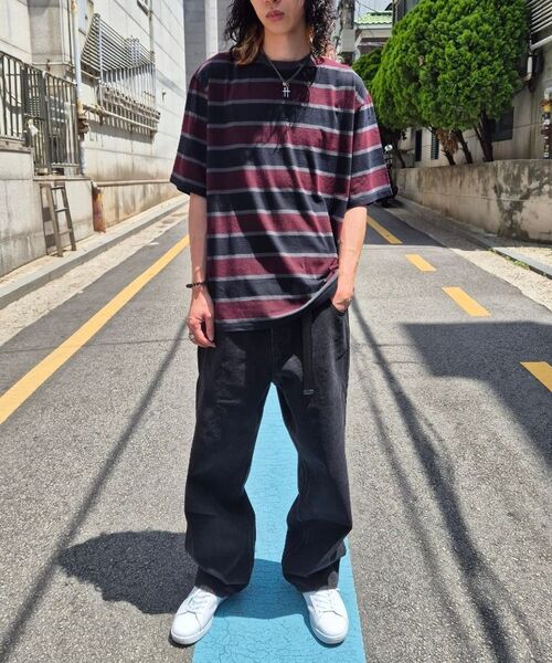 ENDOOR(エンドア)の「Volume denim pants (black)(その他パンツ・メンズ・ブラック・1/2/3)」の6枚目の写真