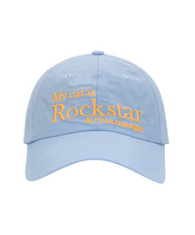 JOEGUSH（ジョーガッシュ）の「Rockstar cat Nylon cap (Sky Blue)（キャップ）」