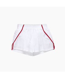 RUNNING TRACK NYLON SHORTS_WHITE