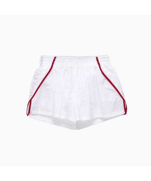 MENASOO(ミナス)の「RUNNING TRACK NYLON SHORTS_WHITE(その他パンツ・レディース・その他・S/M)」の1枚目の写真