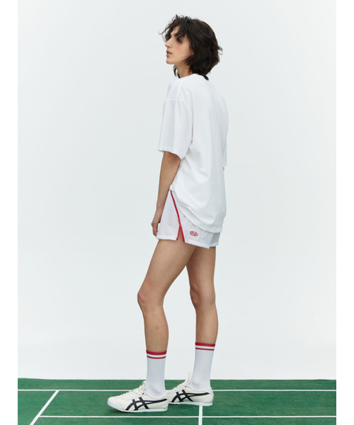 MENASOO(ミナス)の「RUNNING TRACK NYLON SHORTS_WHITE(その他パンツ・レディース・その他・S/M)」の2枚目の写真