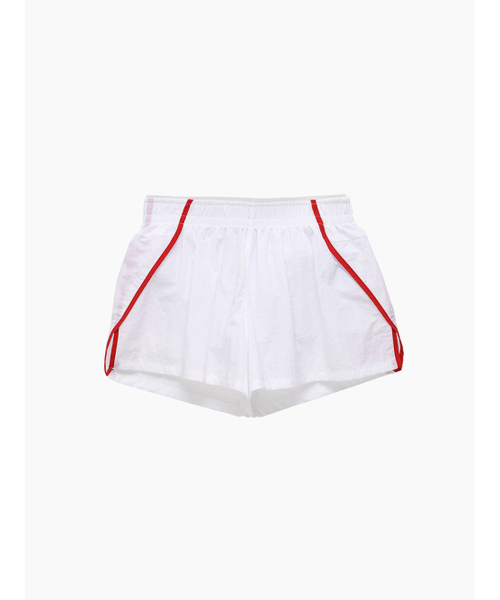 MENASOO(ミナス)の「RUNNING TRACK NYLON SHORTS_WHITE(その他パンツ・レディース・その他・S/M)」の5枚目の写真