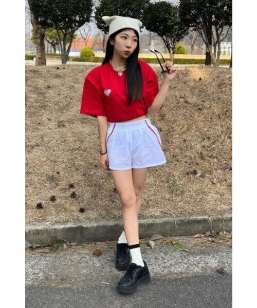MENASOO(ミナス)の「RUNNING TRACK NYLON SHORTS_WHITE(その他パンツ・レディース・その他・S/M)」の12枚目の写真