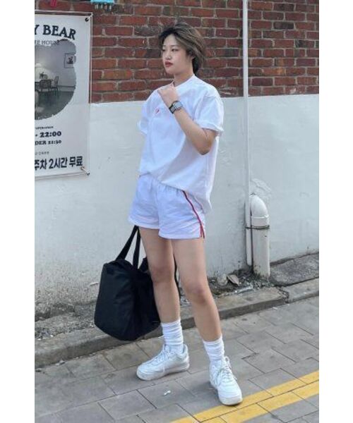 MENASOO(ミナス)の「RUNNING TRACK NYLON SHORTS_WHITE(その他パンツ・レディース・その他・S/M)」の17枚目の写真