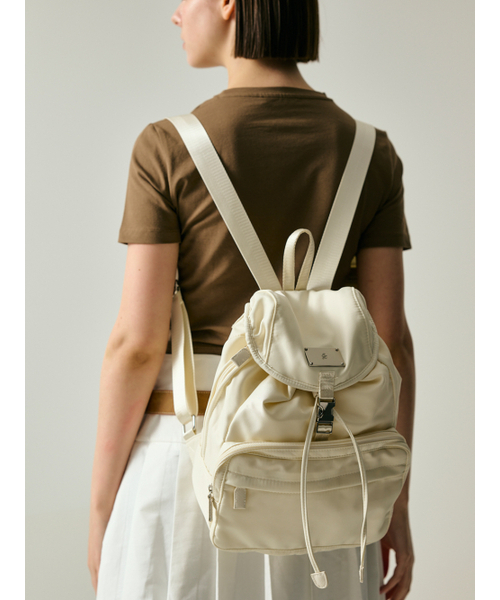 Salad bowls（サラダボール）の「SYMBOL NYLON SMALL BACKPACK [IVORY]（バックパック/リュック・レディース・アイボリー・FREE）」の15枚目の写真