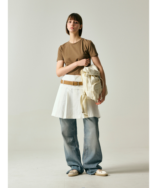Salad bowls（サラダボール）の「SYMBOL NYLON SMALL BACKPACK [IVORY]（バックパック/リュック・レディース・アイボリー・FREE）」の5枚目の写真