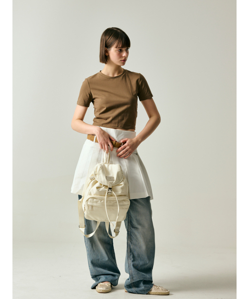 Salad bowls（サラダボール）の「SYMBOL NYLON SMALL BACKPACK [IVORY]（バックパック/リュック・レディース・アイボリー・FREE）」の9枚目の写真