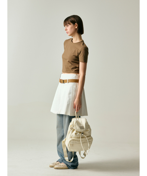 Salad bowls（サラダボール）の「SYMBOL NYLON SMALL BACKPACK [IVORY]（バックパック/リュック・レディース・アイボリー・FREE）」の10枚目の写真